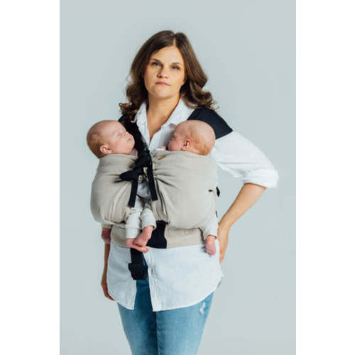 LennyTwin - Peanut Butter - Twin Carrier & Hip Sling | Mama & Roo's