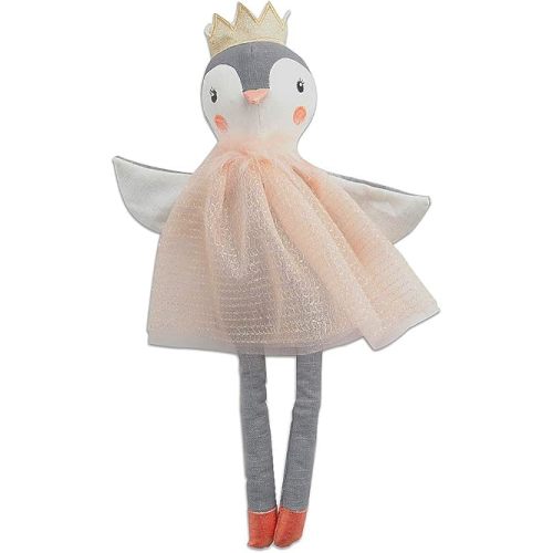 MON AMI Penguin Princess Doll with Pink Tulle – 18”, Soft Plush Animal Doll, Use as Toy or Room Decor, Great Gift for Kids of All Ages