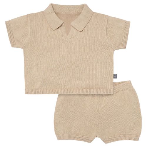 Modern Moments™ By Gerber Baby Boys' 2-piece Johnny Collar Sweater Knit Set, Light Sky, 6-9 Months
