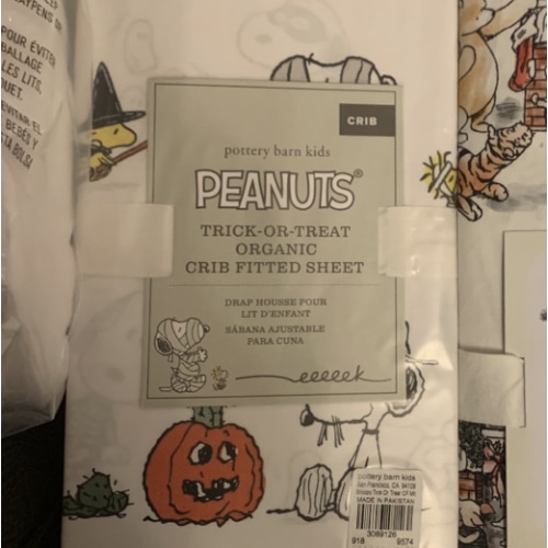 Teddy Bear Organic Crib Fitted Sheet