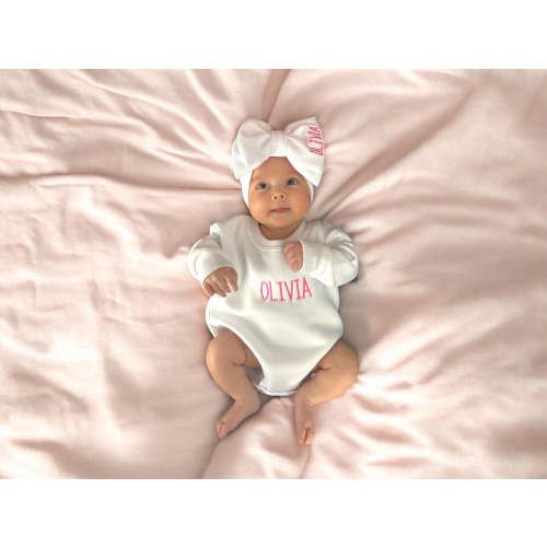 Personalized Blanket, Bow & Bubble Set 7965460037689 – Bringing Home Baby