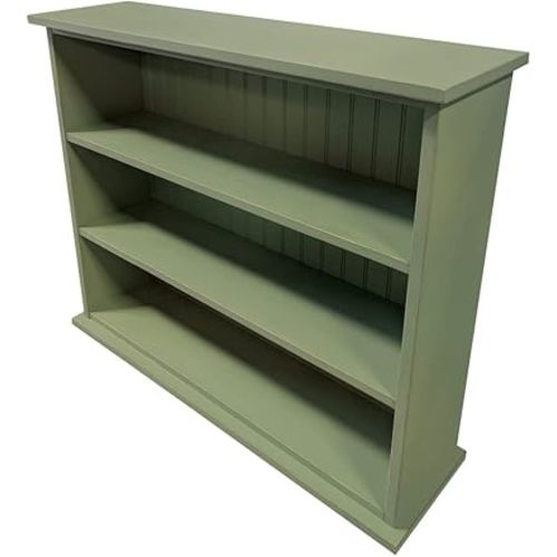 Sawdust City Solid Wood Small Bookcase (Old Sage)