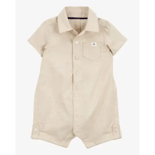 Baby Button-Front Romper - Carter's | Carter's