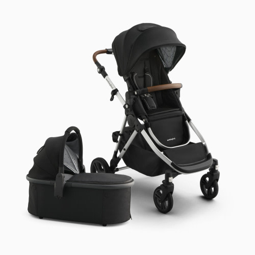 Mockingbird Single-to-Double Stroller 3.0 and Bassinet Bundle - Black Windowpane