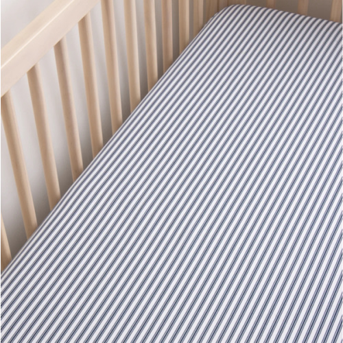 Luxe Premium Cotton Crib Sheet in La Mer