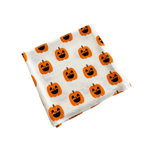 Stretch Swaddle Blanket, Jack-O-Lantern