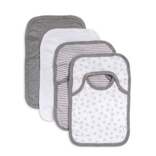 Bee Essentials Organic Neutral Baby Bibs Set of 4 | Burt's Bees Baby®