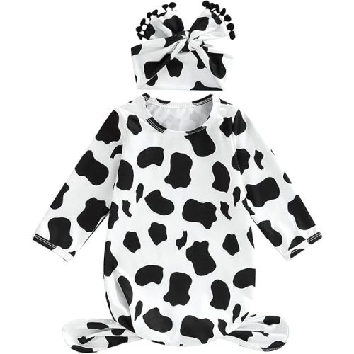Infant Newborn Baby Girls Floral Sleep Gown Headband Sleepwear Romper Sleeping Bags Outfits