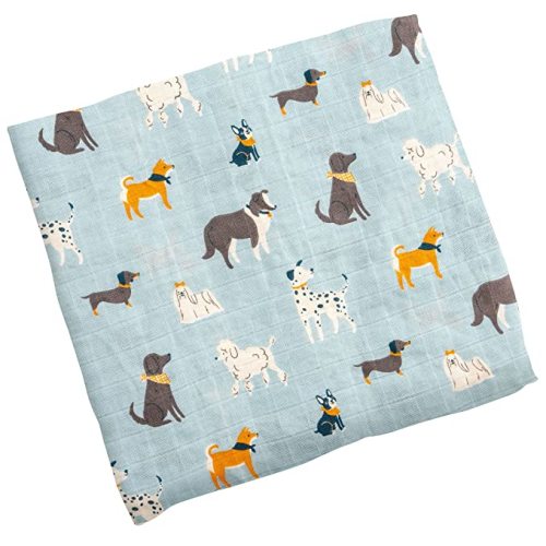 Muslin Swaddle Blanket - Dog