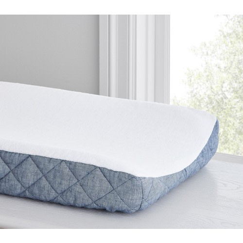 European Linen Terry Changing Pad Cover