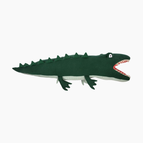 MERI MERI Cotton Stuffed Animal - Jeremy Crocodile (Metallic Thread)
