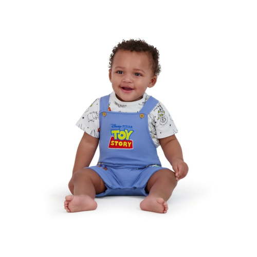 Toy Story Baby Boy Shortall Set, Sizes 0/3 Months-24 Months