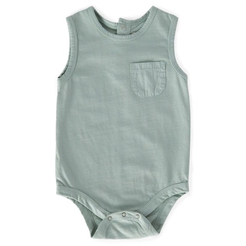 Organic Cotton Tank Bodysuit, 0-3M