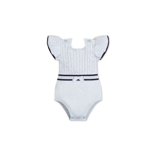 Baby Organic Flutter Sleeve Sweater Romper, Infant, 0-3M