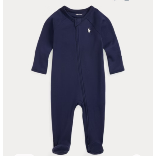 Cotton Interlock Footed Coverall