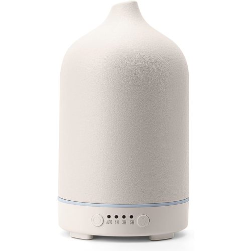 Diffuserlove Big Size Ceramic Diffuser 250ml Essential Oil Diffusers Aromatherapy for Room Air Diffuser for Home Bedroom Stone Diffuser(8.27 * 4.6in)