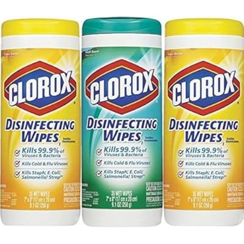 Clorox Disinfecting Wipes (105 Count Value Pack), Cleaning Wipes without Bleach - 3 Pack - 35 Count Each CLO 30112