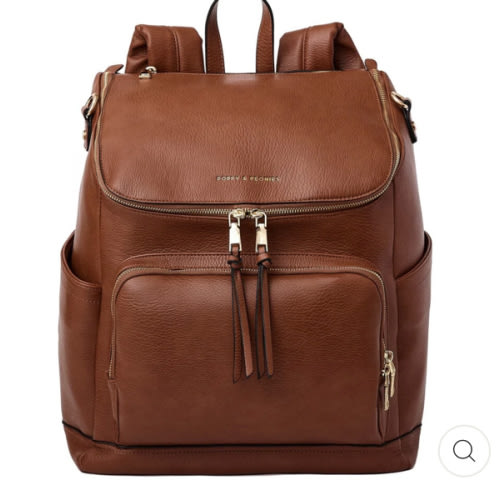 Lullaby Diaper Backpack Chestnut | Poppy and Peonies – Poppy & Peonies