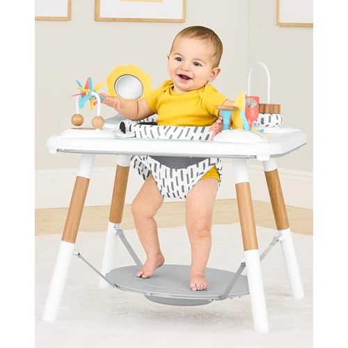 Skip Hop Discoverosity Montessori-Inspired 3-Stage Activity Center & Play Table for Baby Ages 4m+