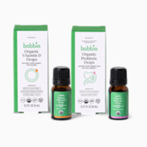 Bobbie Boosties Bundle - Organic Vitamin D and Probiotic Drops