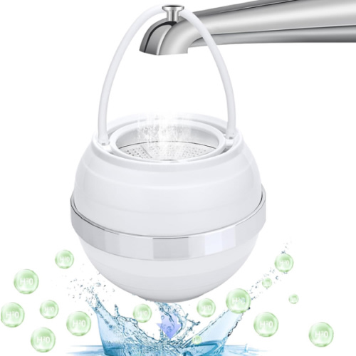Bath Ball Filter-Bathtub Water Filter Removes Hundreds of Contaminants for Softer, Smoother Skin | 2,500 Gallons of Filtration | BPA Free