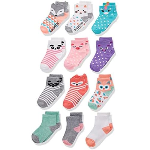 Cherokee Baby Girls' 12 Pack Shorty Socks