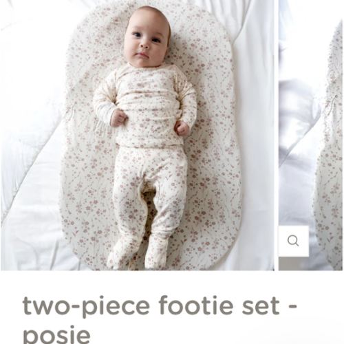 Two-Piece Footie Set | 2 Piece Footie PJs | gunamuna