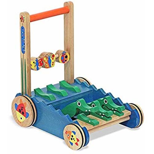 Melissa & Doug Chomp & Clack Alligator Push Toy