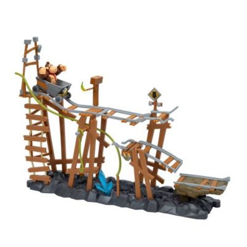 Nintendo Donkey Kong Mine Cart Adventure Playset with 2.5" Donkey Figure