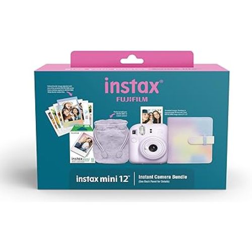 Fujifilm INSTAX Mini 12 Purple Holiday Bundle 2024