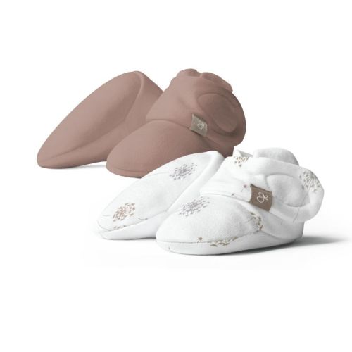 Goumi Stay On 2-Pack Baby Boots - High Prairie + Dandelion 0-3M