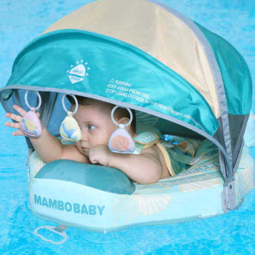 Mambobaby Float with Canopy and Tail Seashell