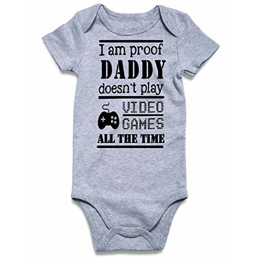 Loveternal Neutral Baby Girls Boys Cotton Romper Cute Saying Newborn Clothes 0-12 Months…