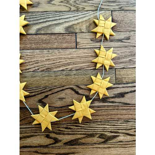 Yellow Scandinavian Star Garland