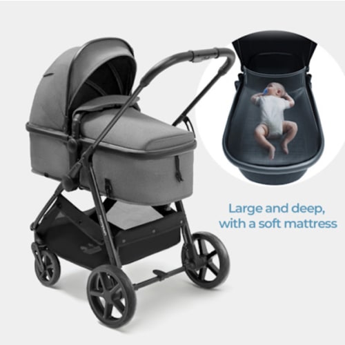 Mompush Wiz Stroller - Gray