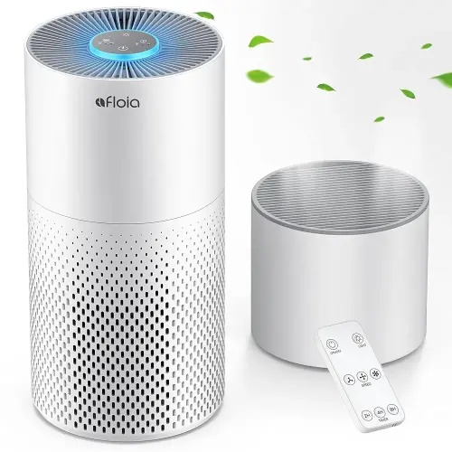 Afloia Humidifier and Air Purifier in One, 2 in 1 Air Purifier and Humidifier Combo for Home, 22dB Quiet Air Cleaner Remove 99.97% Pets Dust Dander Hair Allergy Pollen Smoke Smell for Bedroom