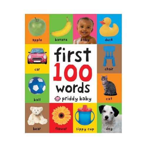 First 100 Words - by Roger Priddy (Board Book)