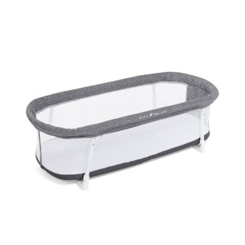 Baby Delight Snuggle Nest Portable Infant Bassinet, Color: Charcoal Tweed