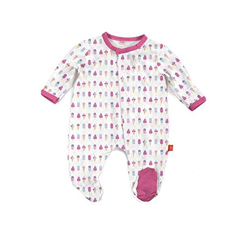 Magnetic Me Footie Pajamas Soft Modal Baby Sleepwear with Quick Magnetic Fastener | Boys and Girls Sleeper Preemie-24 Months