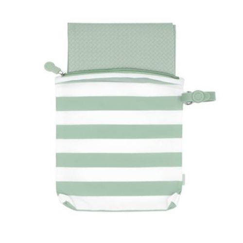 Ubbi On-the-go Changing Mat + Bag - Taupe