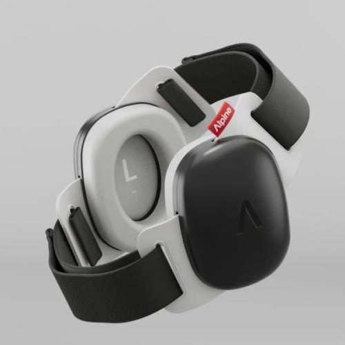 Black Alpine Muffy Baby | Hearing protection for babies