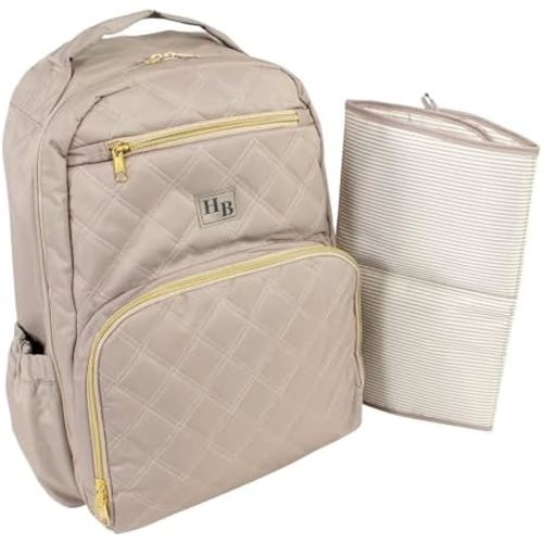 Hudson Baby Unisex Baby Premium Diaper Bag Backpack and Changing Pad