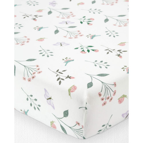 Baby Organic Cotton Standard Crib Sheet - Little Planet | Carter's