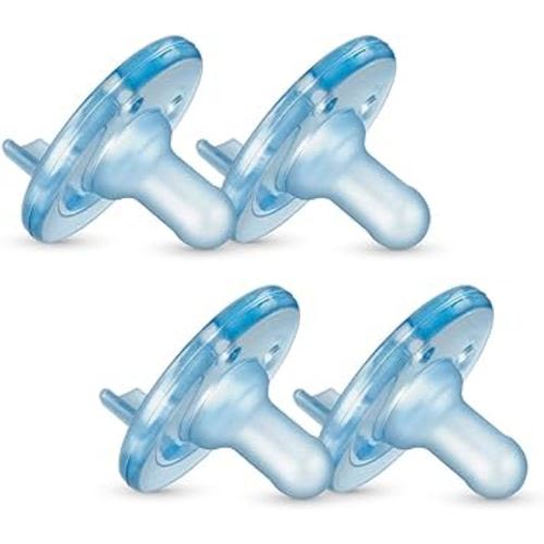 Philips Avent Soothie 3-18 months, blue/blue, 4 pack, SCF192/46