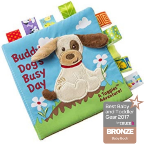 Taggies Buddy Dog Soft Book – 6x6" - Mary Meyer Stuffed Toys