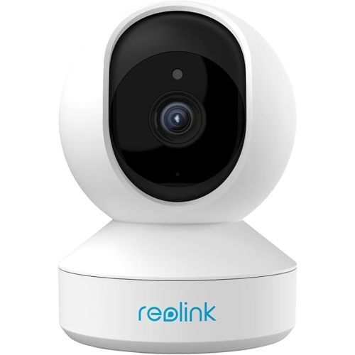 REOLINK E1 Pro Indoor Security Camera, 4MP Plug-in Pet Camera Support 2.4/5 GHz WiFi, 360 Degree Baby/Dog Monitor with Auto Tracking, Person/Pet Detection, Night Vision, 2 Way Audio, Local Storage