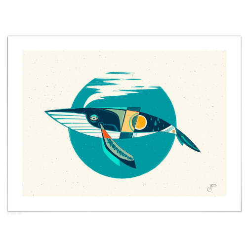 "Humpy 2" Print by Erik Abel, 12" x 9"