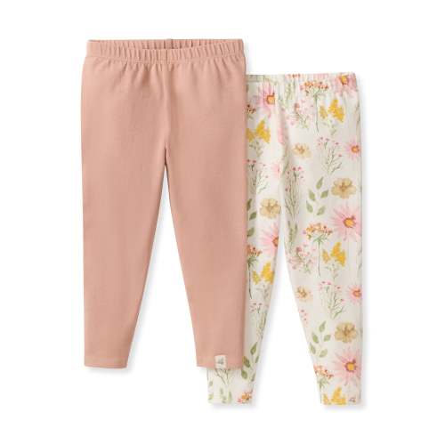 Wild Floral Organic Girl Leggings 2 Pack – Burt's Bees Baby