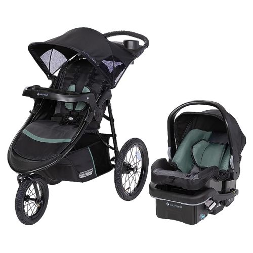 Baby Trend Expedition® DLX Jogger Travel System with EZ-Lift™ Plus Infant Car Seat, Dash Sage