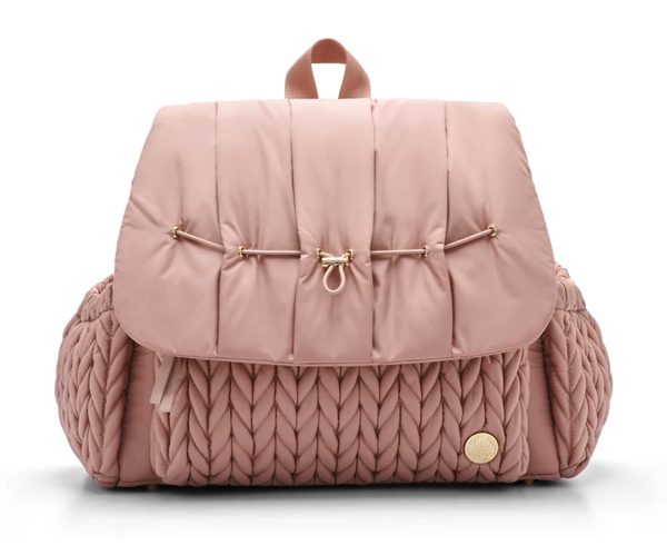 Levy Backpack Diaper Bag- Dusty Rose